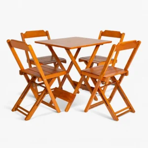 JOGO MESA 70X120 DOBRAVEL - VERNIZ 3